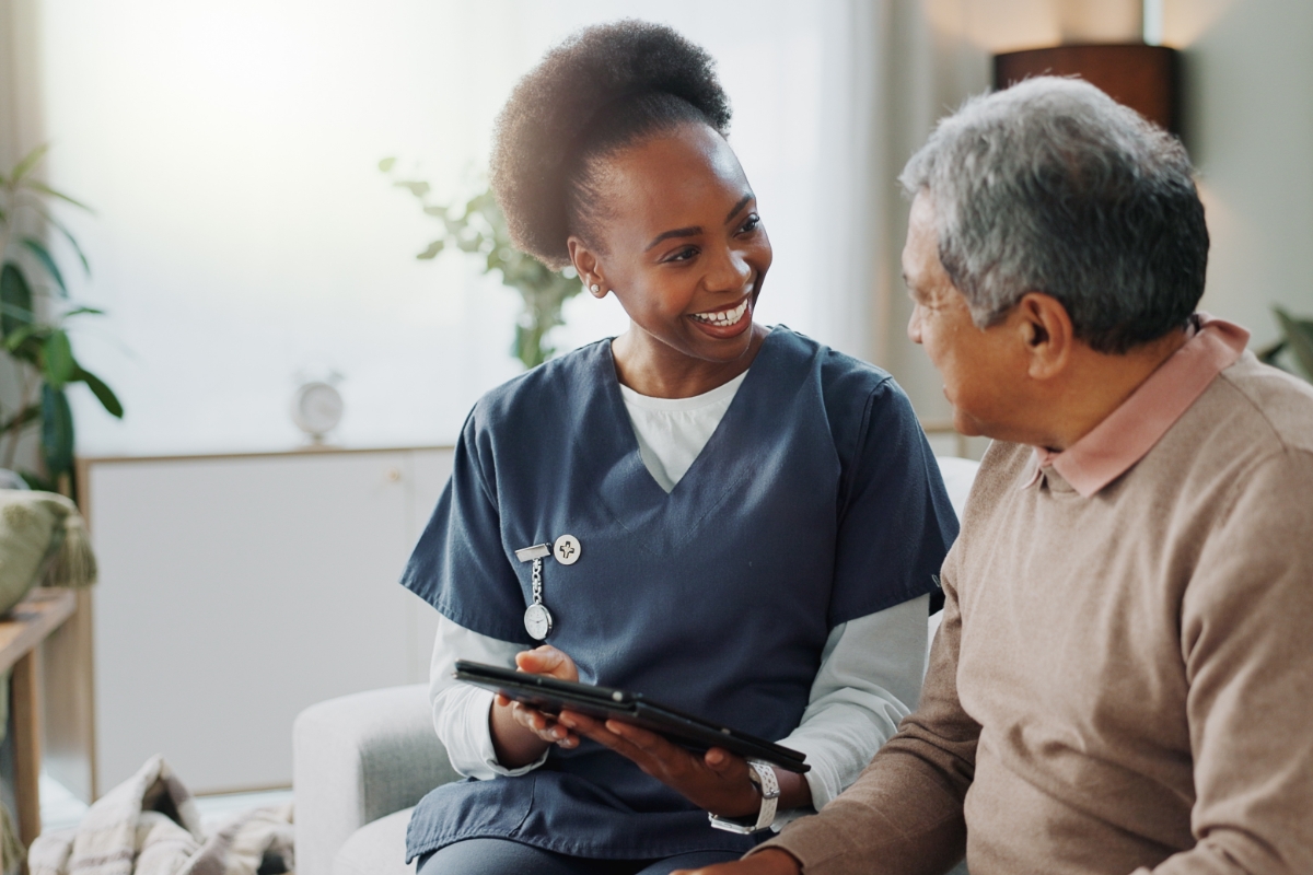 settling into a care home