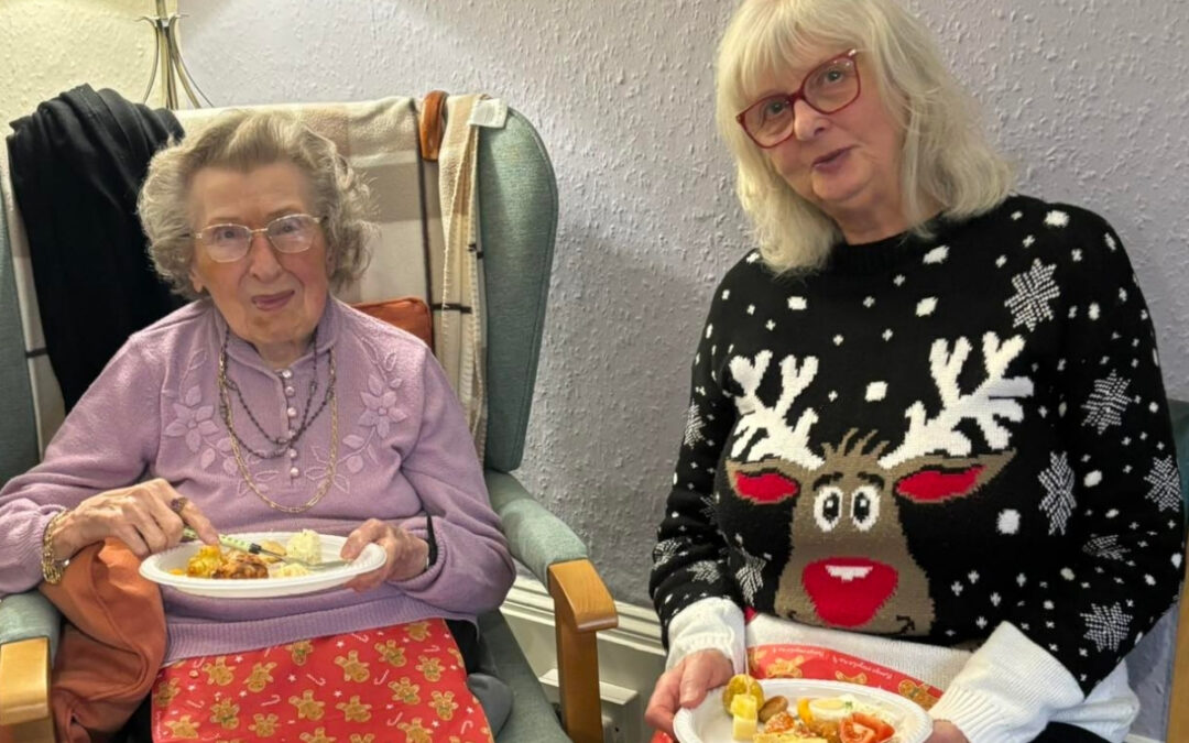 care home Christmas family party